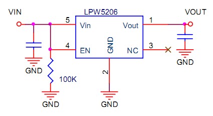 LPW5206's Typical Application Circuit 
