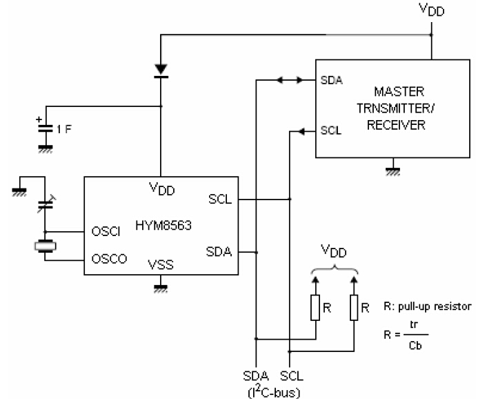 HYM8563's Typical Application Circuit