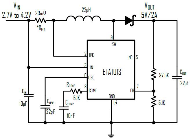 ETA1013E8A-T‘s Typical Application Circuit