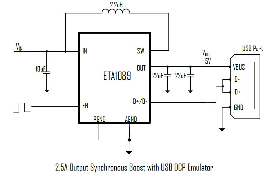 ETA1089D3M’s Typical Application Circuit