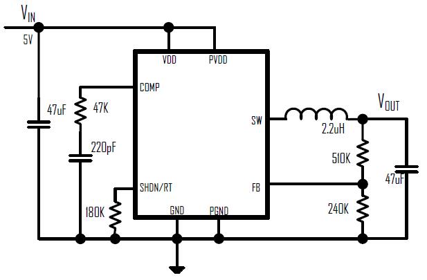 ETA3428D3K-T’s Typical Application Circuit